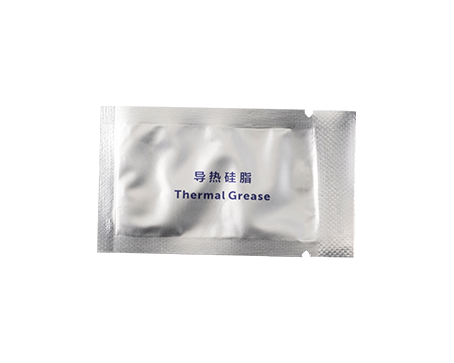 Three sides sealing soft pack for thermal paste