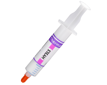 HY313 silicone white thermal gel 20g in the syringe