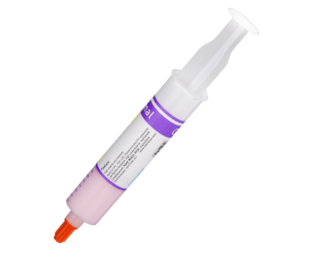 HY333 pink silicone thermal gel 20g in the syringe