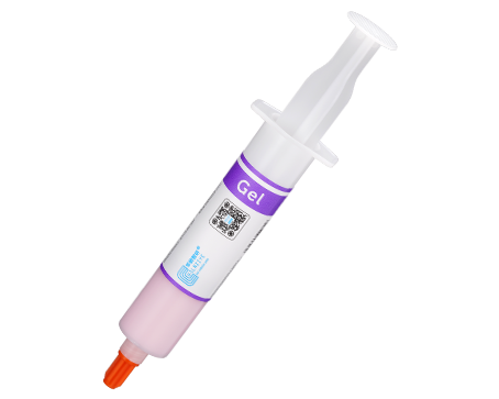 HY333 pink silicone thermal gel 20g in the syringe