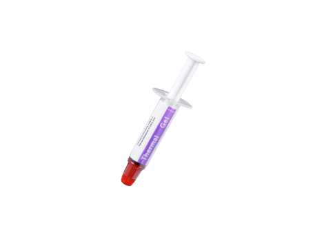 HY343 silicone black thermal gel 1g in the short syringe