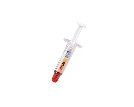 HY343 silicone black thermal gel 1g in the short syringe