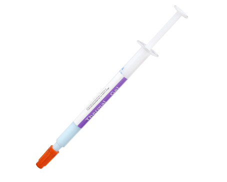 HY323 blue silicone thermal gel 1g in the slim syringe