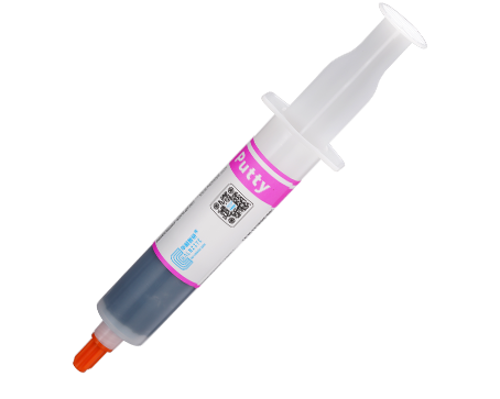 HY246 Black Thermal Putty 20g in the large syringe