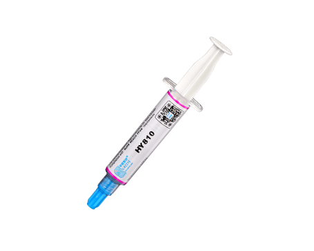 HY810 5g Grey Thermal Grease in the Syringe